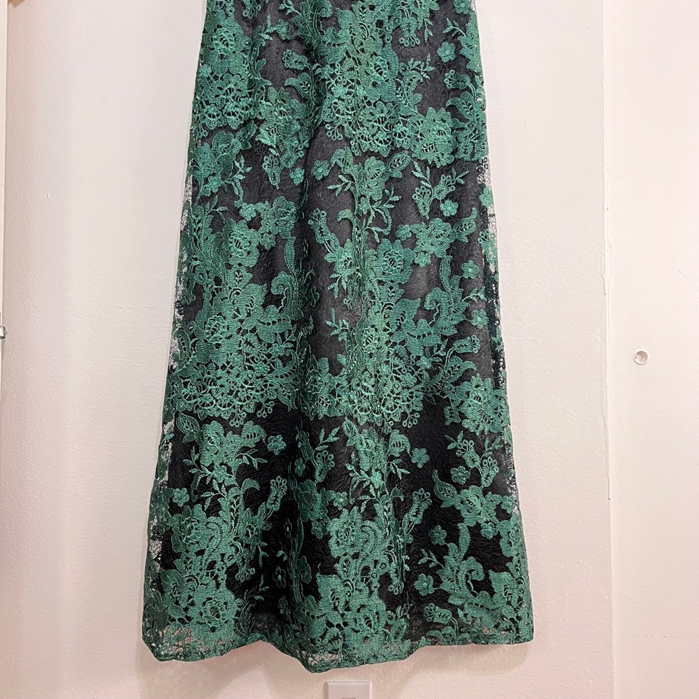 Js Collections Embroidered Lace 3/4 Sleeves Gown - image 5